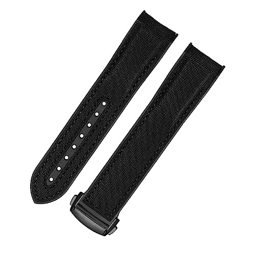 Bracelet montre 20mm 22mm en nylon et caoutchouc silicone avec boucle et outils de pose