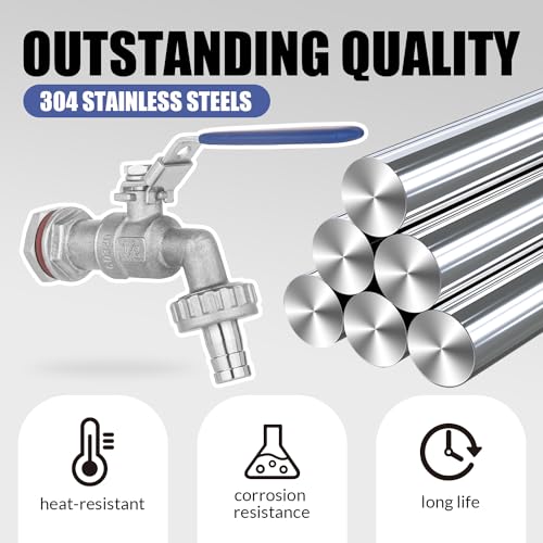 Tiantianup LONG STYLE 1/2 Inch Stainless Steel 304 Ball Valve Weldless Bulkhead thumb #3