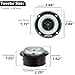 Warzone WZ20TW 2.88-Inch Super Tweeter Speaker, 4 Ohm, 500W Max Power, 105dB Sensitivity, Titanium Diaphragm, CCAW Voice Coil for Pro Car Audio