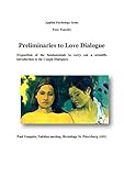  Preliminaries to Love Dialogue : Scientific introduction to the Couple Dialogue (Applied Psychology Series Book 1) (English Edition)