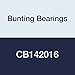 Bunting Bearings CB142016 Sleeve (Plain) Bearings, Cast Bronze C93200 (SAE 660), 7/8" Bore x 1-1/4" OD x 2" Length (Pack of 3)