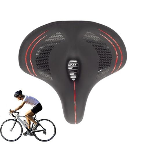 Asiento de bicicleta de carretera, cómodo y suave, asiento de bicicleta, antideslizante, resistente al desgaste, para hombres y mujeres