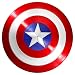 DMAR Captain America Shield for Adults, 1:1 ABS Replica Cosplay Props Red, with Adjustable Hand Grips, Measures 22 Inches Diameter