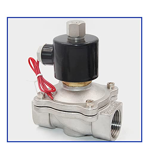Électrovanne électrique en acier inoxydable 1/4 DN08 AC110V électrovanne eau air - 4