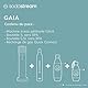 sodastream Gaia Sprudelwassermaschine und Soda | 1 Flasche 1 l + 1 Flasche 0,5 l spülmaschinenfest + 1 Gasnachfüllung, 60 l, zum Anklippen, Schwarz