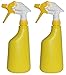Butelka z rozpylaczem ze skalą, odporna na działanie środków chemicznych, rozpylacz ręczny, rozpylacz do kwiatów, butelka z rozpylaczem do roślin, butelka z pompką do gotowania chemii sonax (2, żółta)