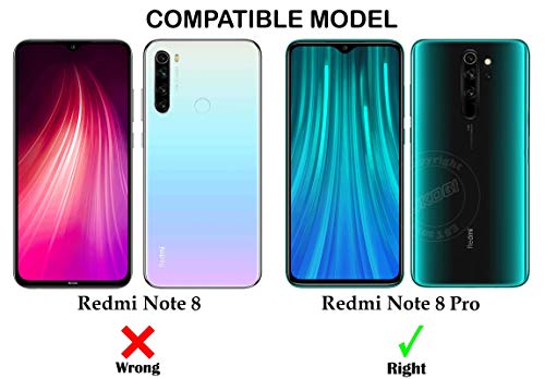 Image of Jkobi Back Cover Case for Xiaomi Mi Redmi Note 8 Pro (Silicone Crystal Clear | Pure Camera Protection | Soft and Flexible for Charger and Headphone sockets | Shockproof Bumpers | Transparent)