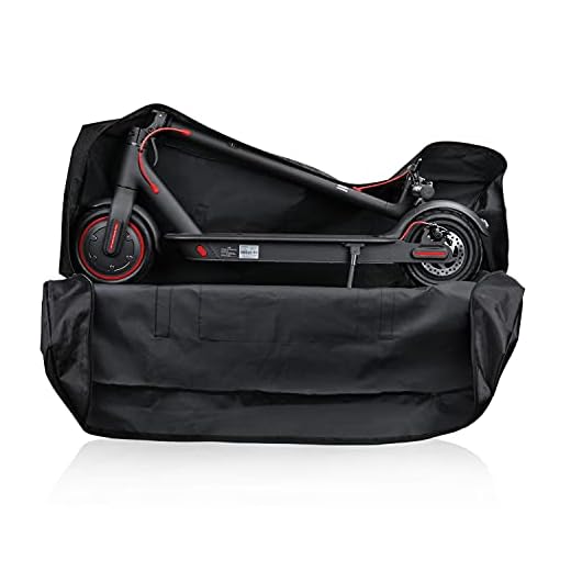 Rhinowalk Portable Storage Bag for Electric Scooter, Transport Bag, One Size, Black