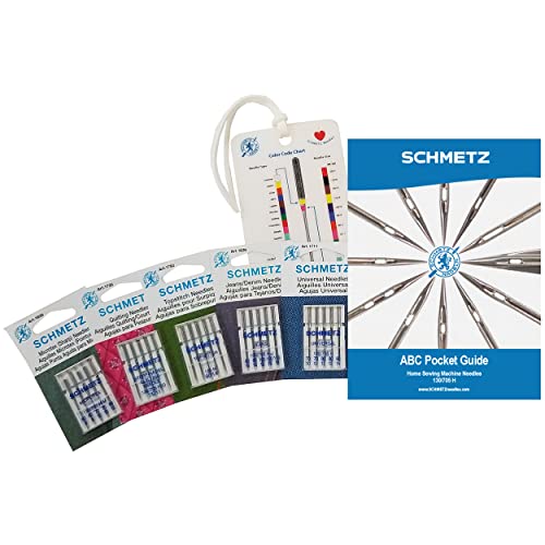 Piecing & Quilting Sewing Machine Needle Bundle, Assorted Needles &