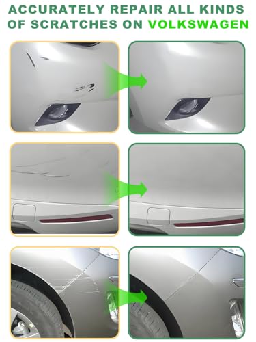 Image of LC9A /0Q Pure White Touch Up Paint for Volkswagen, Color Accurate Car Paint Scratch Repair Pen, Quick & Easy Fix Automotive Chips and Nicks