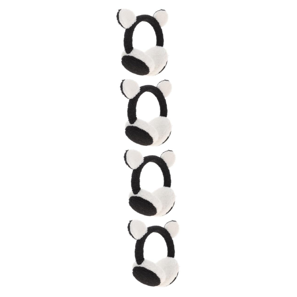 4pezzi Coperte Per Orecchie Peluche Scaldafore Orecchie Per Accessorio Alla Moda Per Inverno Comfort e Protezione Dal Freddo