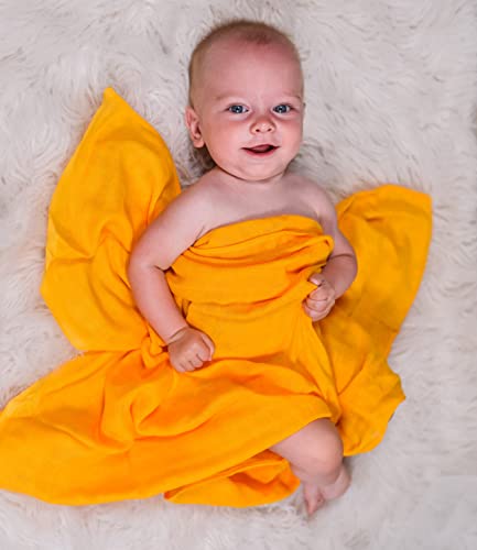 Baby Burp Cloths I Cloth Nappies I Muslin Nappies 80 x 80 cm I 100% Cotton Nappies Set of 5 for Girls - Image 4