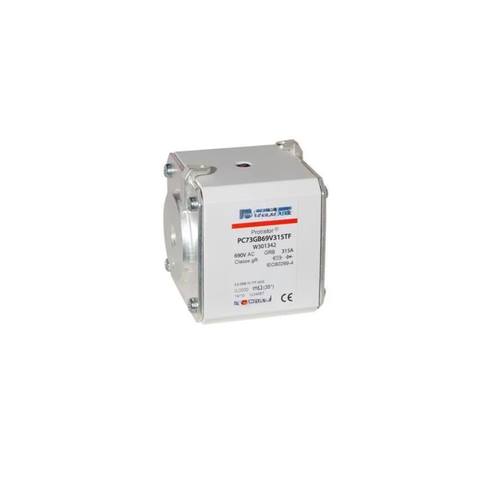 Fusible PC73GB69V400TF cartouche haute capacité pour la rénovation d'armoires