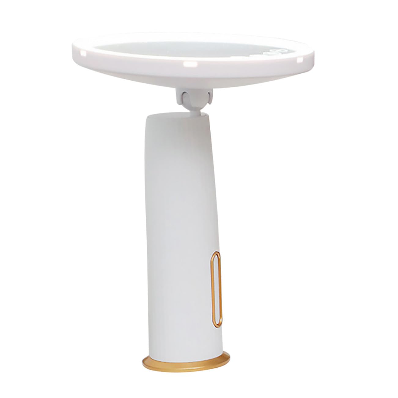 DOITOOL Espejo de Maquillaje LED de Aumento 2000 Mah Blanco | Abs y Vidrio, Carga Usb, Estilo Simple y Aspecto Chic, Adecuado para Mujeres en Cumpleaños y Halloween