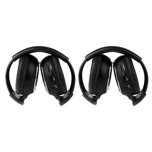 Car Headphone IR Infrared Headsets Foldable Headphones over ear Double