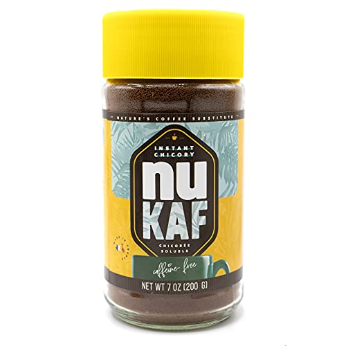 Nukaf By Gourmanity 7Oz/200G, (Pack Of 2) Instant Chicory Powder From France, Kosher Instant Coffee Substitute, Chickory Powder For Coffee, Chicory Root Coffee Instant, All Natural 100% Chicory #TOP1