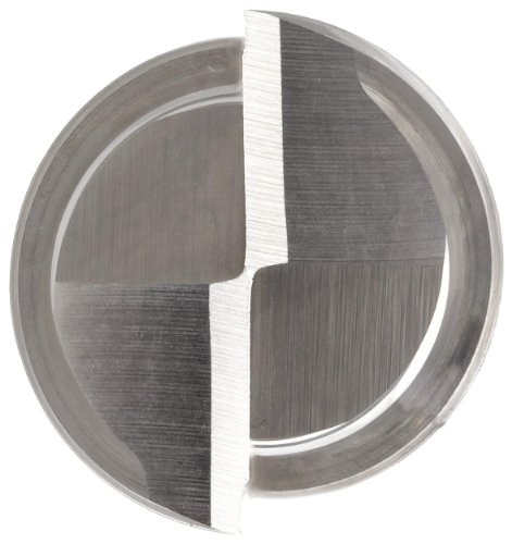 Image of 5110340 High Speed Steel (HSS) Square Nose End Mill, Inch, Long Length, Weldon Shank, Uncoated (Bright) Finish, 30 Degree Helix, 2 Flutes, 4.5 inch Overall Length, 3 /4 inch Cutting Diameter, 3 /4 inch Shank Diameter