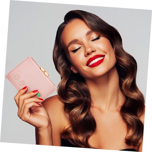 BESTYASH Cute Mini Zipper Coin Purse for Women Compact Leather Wallet with Fruit Patterns Multi-functional Small Wallet for Coins Cards and Keys for Everyday Use3