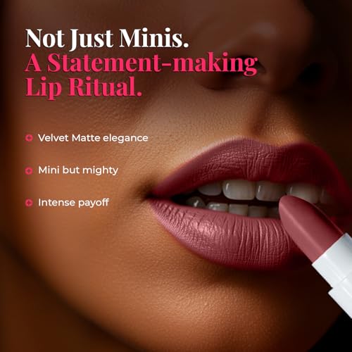 Image of Just Herbs Ayurvedic Lipsticks Half size