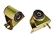 Prothane 1-502-BL Black 6 Cylinder Motor Mount Kit for Jeep YJ and TJ