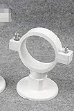 ProYXA YXA-Models, 1pcs 20mm 25mm 32mm 40mm PVC-Wasser-Rohrschelle UPVC Rohr Unterstützung PPR Rohrhalterung Gartenbewässerung Steckverbinder Hartrohrklemme (Farbe : 1pcs, Größe : Inner Dia.32mm)