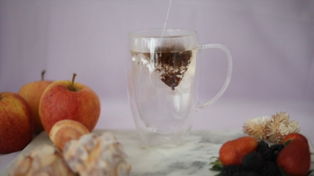 Set de 2 Mugs de Vidrio Aislado Clear Bliss 12 oz miniatura 7