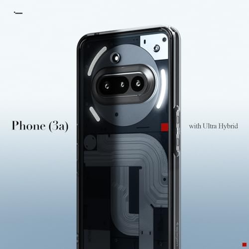 Image of Spigen Ultra Hybrid | Nothing Phone (3a) Case [Air Cushion Protection] [Transparent] Nothing Phone 3a Back Cover | TPU+PC - Space Crystal