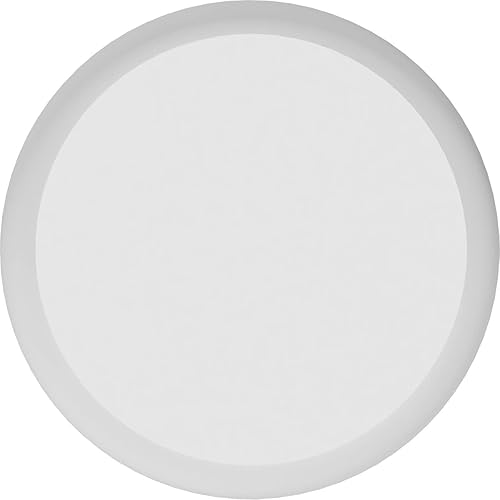 Miniatura 2 de Ekena Millwork ROSP030X030X100GRY05 Roseta Grayson estándar con borde redondeado, 3"W x 3"H x 1"P