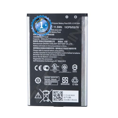 Image of Original C11P1501 Battery for ASUS Zenfone 2 Laser 5.5 inch /6 inch Selfie ZE550KL ZE601KL Z00LD Z011D ZD551KL Z00UD Battery with 1 Year Warranty**** (CC179)