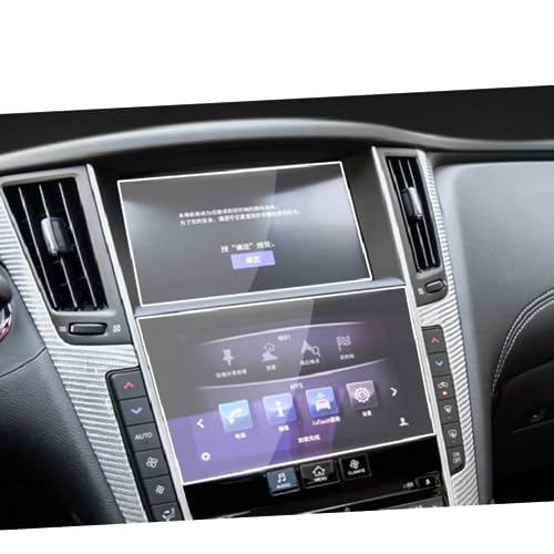Film de protection Infiniti Q50 Q60 écran tactile verre trempé navigation GPS de voiture 2016-2020