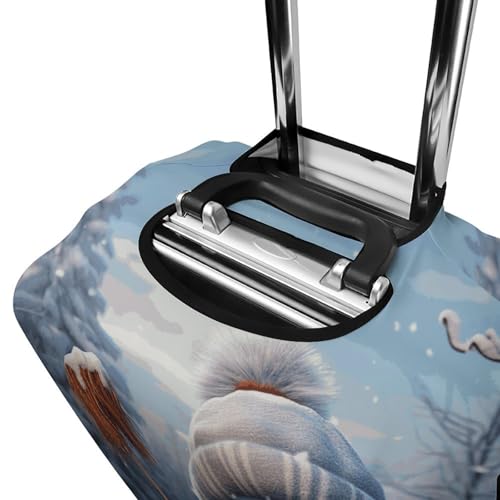 Housse de bagage grand format lavable Bonhomme de neige L - 5
