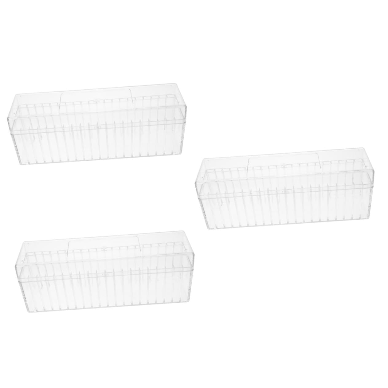 NUOBESTY Caja De 3 Piezas Caja De Almacenamiento De Monedas Graduada Cajas De Colección De Monedas Transparentes Contenedor De Monedas Transparente Estuche Para Monedas Para