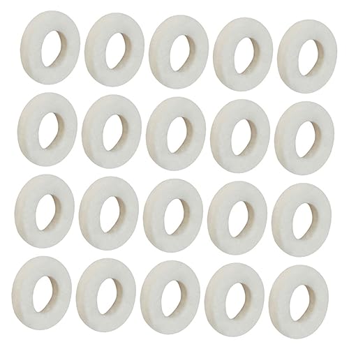 HANABASS Trumpet Valve Felt Pads 20pcs Set Trumpet Accessories Parts Replacement