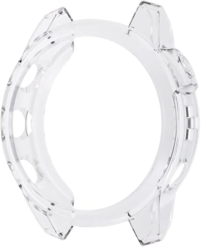 Miniatura 2 de Chofit Funda protectora compatible con Garmin Fenix 7X, carcasa protectora suave y delgada de TPU en todo el contorno, antiarañazos, funda de