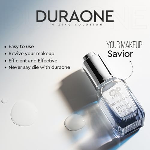 C2P Pro Duraone Mixing Solution - 20ml | Fix Broken Makeup, Dry Gel Eyeliner & Mascara Matte Finish Pigment Activator & Illuminator - Image 3