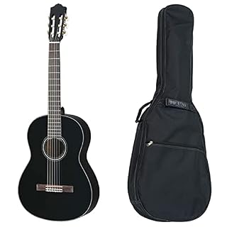 Pack Yamaha C40BL noire – Guitare Classique (+ housse) - Les Beatles, Paul McCartney, John Lennon, RIngo Starr, George Harrison