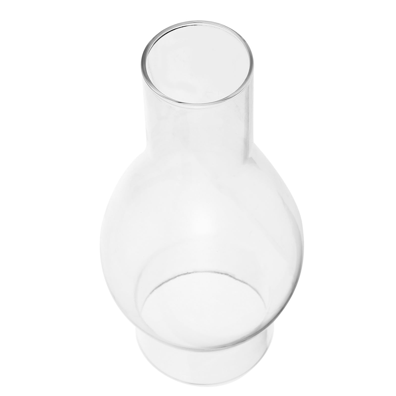 HAKIDZEL Hurricane Lamp Glass Chimney Shade Kerosene Lamp Replacement Part Windproof Glass 3.7cm Top Hole 5.4cm Bottom Hole Store Use