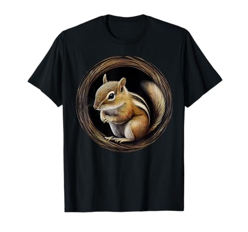 Chipmunk Animal Lover Wildlife Chipmunks T-Shirt