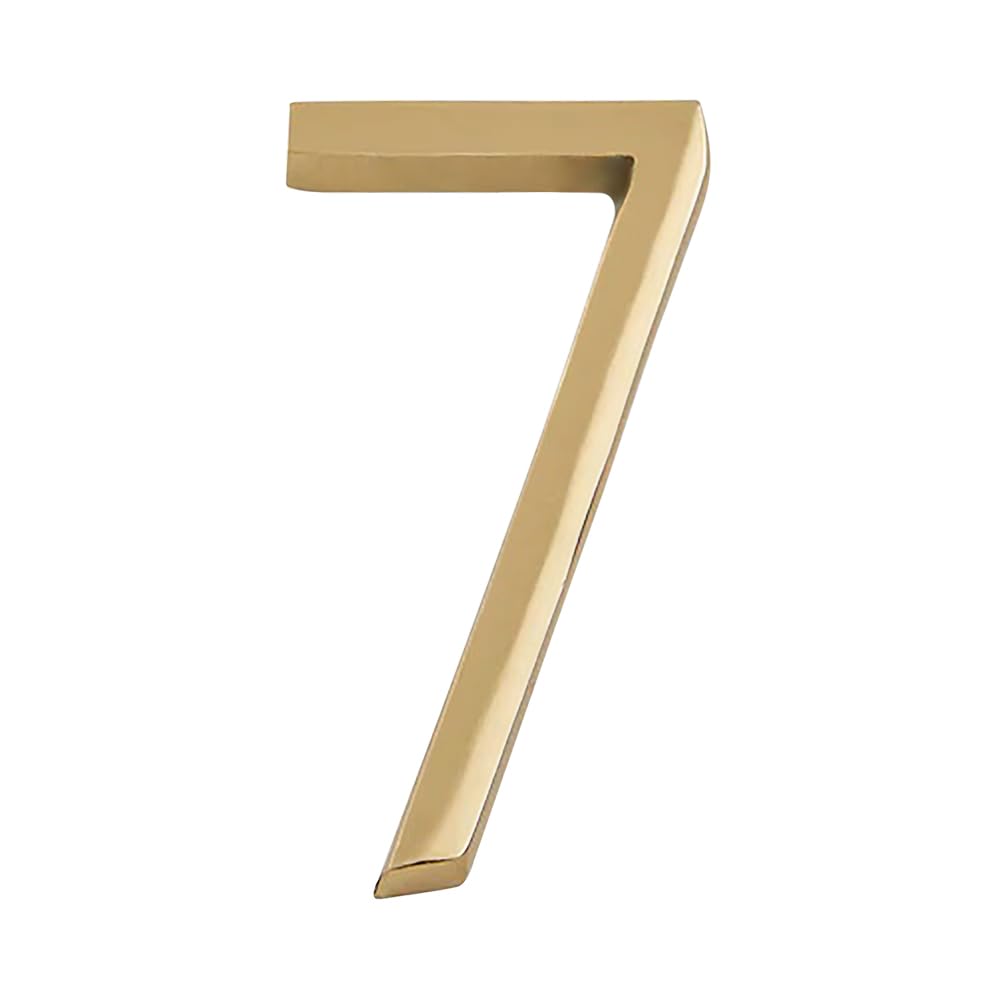DecorTwist® Metal House Number for Outdoor Golden Home Hotel Door Numbers for Gate Outside Lodge Apartment College Library Rack Number 4" Inch Height [Number 8] — Amazon image 11