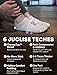 Juclise Alpaca Wool No Show Socks 2 pairs Men&Women Summer Midweight Socks Moisture Wicking Cushion Anti-blister (US, Alpha, Large, Regular, Regular, Light Beige)