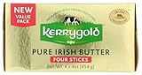 Kerrygold Grass-Fed Pure Irish Salted Butter Sticks, 16 OZ