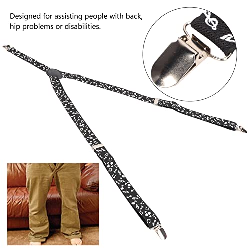 Pants Wearing Helper Aide Tool Puller for Elderly, Senior, Pregnant, Adjustable Pants Wearing Belt Aids Pants Dressing Aids, Easy On and Off Pants Dressing Puller(Note) - Image 3