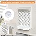SuoXing Vertical Baby Bottle Drying Rack with Brush- Hold 16 Bottles - Large Breast Pump,Bottle Dryer Rack for Kitchen Countertop,Space Saving Bottle Stand Holder for Pacifiers,Pump Accessories,Grey