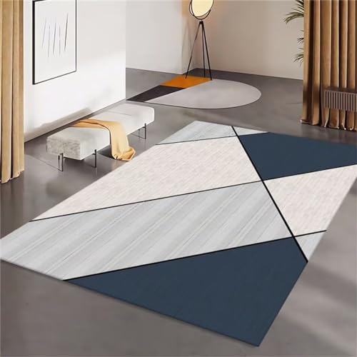 Tapis créateur 200x260 cm au design géométrique haut de gamme - 2