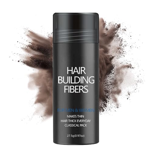 Hair Fibres Dark Brown, Hair Fibers For Men, Fill In Thinning And Fine Hair Instantly, Hair Fibre Hair Building Fibers Hair Loss Concealer For Men And Women