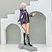 YLQANONG Fate Stay Night Figures Joan of Arc Anime Girl Figure Original Painting Figure PVC Illustration Anime Action Figurine 9.8IN