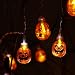 AOSTAR Halloween Pumpkin LED Fairy Lights, 20 LEDs Battery Operated String Lights for Halloween Decorations