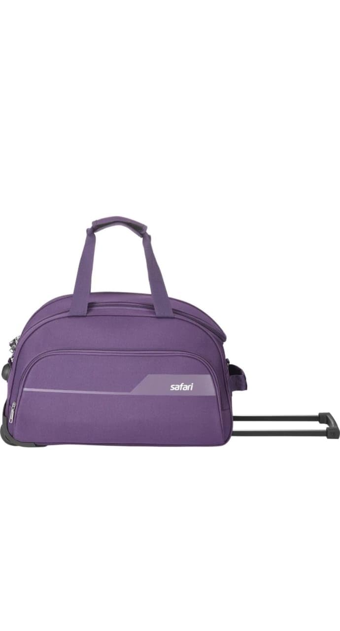 Safari Lira Wheeled Duffle Bag, 55 RDFL Purple, Small Size, (Cabin Size)-picture-40