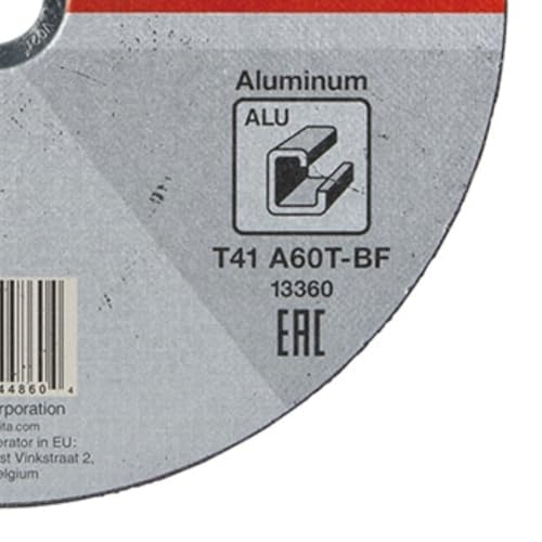 Disque à tronçonner aluminium pour meuleuses MAKITA B 45369 - vue 5