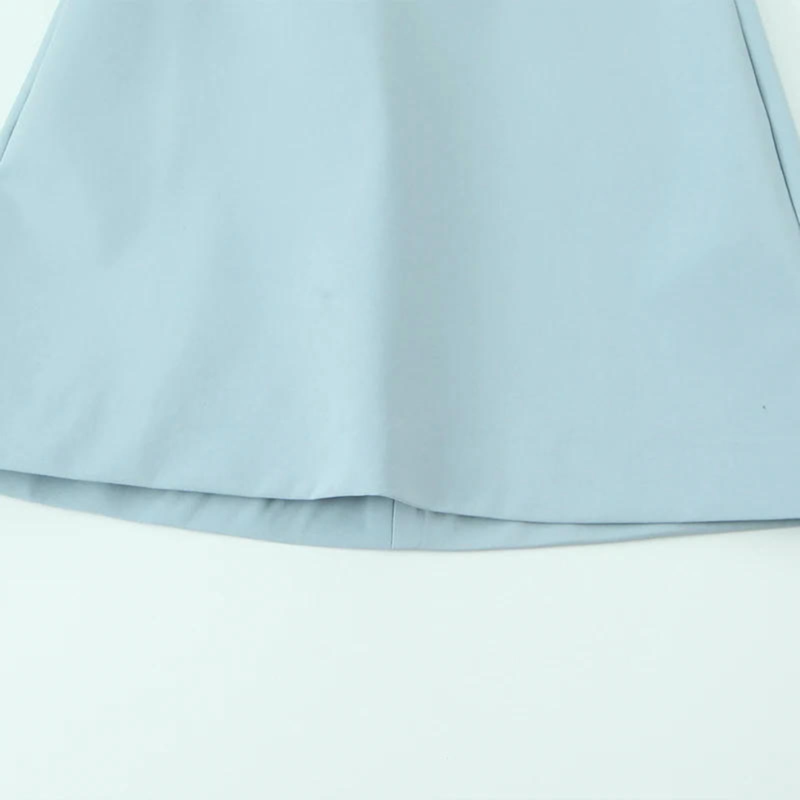 Vestito Donna Donne Fashion con Blu Blu Senza Blu Senza Zipper Abiti Abbigliamento Vintage Senza Spalline Femminile Maschile Abiti da Donna Chic-Blu-XS